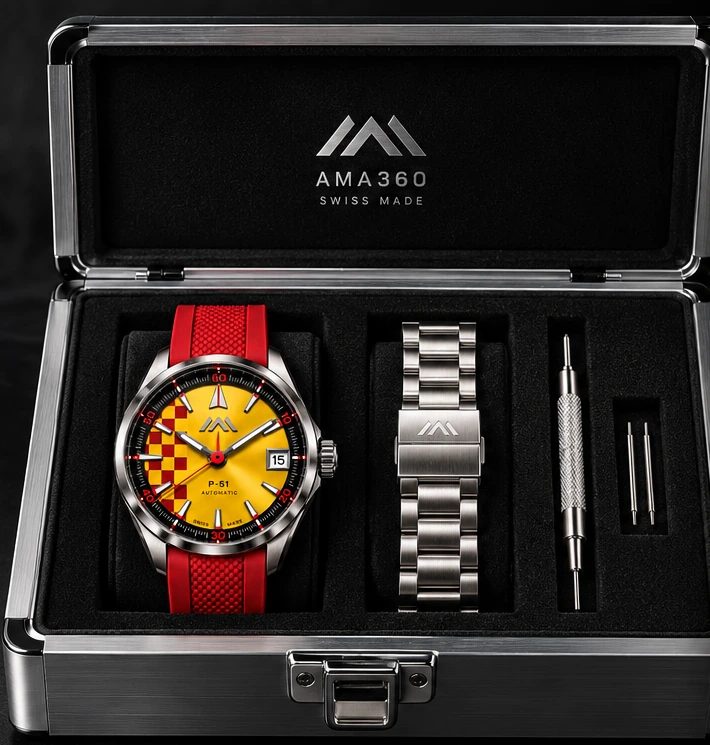 AMA P-51 gift set enlarged